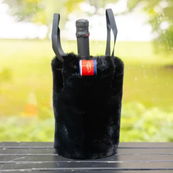 Pretty Rugged Black Rowling Wine Tote