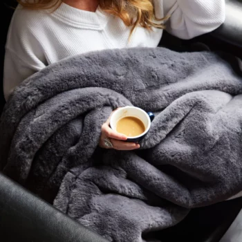 Pretty Rugged Anchor Grey TS Luxe Blanket - 55" x 70" - Image 6