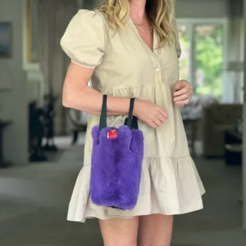 Pretty Rugged Purple Rowling Wine Tote - Image 3