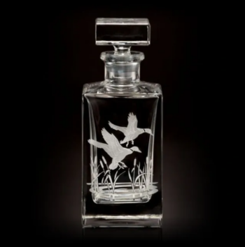 Julie Wear American Ducks Classic Decanter