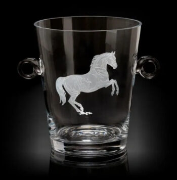 Julie Wear Rearing Horse Ice Bucket