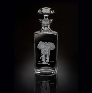 Julie Wear Safari Elephant Decanter
