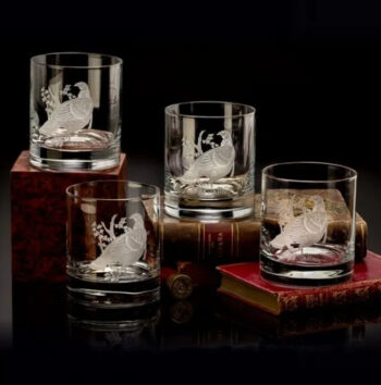 Julie Wear Wild Turkey Old Fashion Glasses - Set of 4