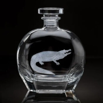 Julie Wear Gator Round Decanter
