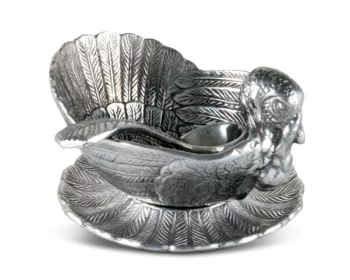 Arthur Court Turkey 3-Piece Condiment Set - Image 2