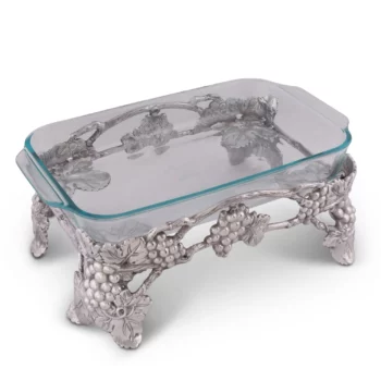 Arthur Court Grape Elevated 3-Quart Casserole