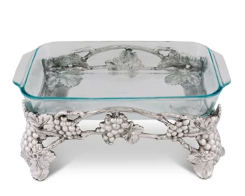 Arthur Court Grape Elevated 3-Quart Casserole - Image 2