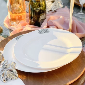 Arthur Court Grape Melamine Lunch Plates - Set of 4 - Image 2