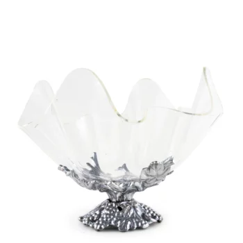 Arthur Court Grape Stand with 11" Acrylic Bowl