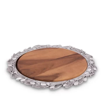 Arthur Court Olive Wood Cheese Set - Image 2