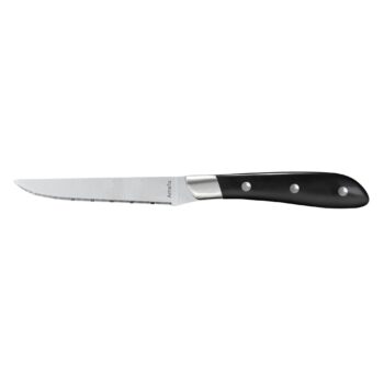 Couzon Achille ABS Black Steak Knives Set/4