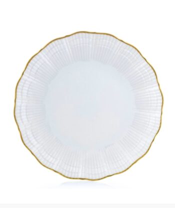 Medard de Noblat Corail Gold Bread and Butter Plate 6.10"D