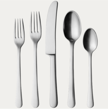 Georg Jensen Copenhagen Matte Cutlery Set - 5 Piece