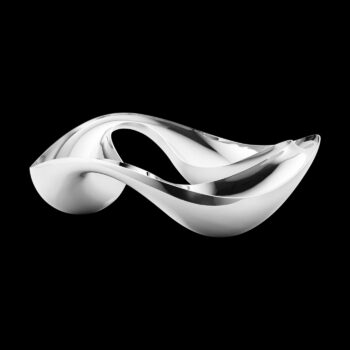 Georg Jensen Cobra Triple Snack Bowl 10.63"D x 2.95H