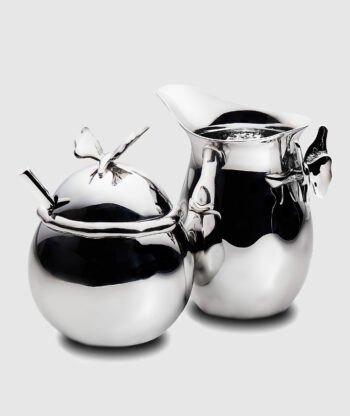 Mary Jurek Butterfly Cream & Sugar Set 4″ W each