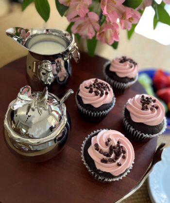 Mary Jurek Butterfly Cream & Sugar Set 4″ W each - Image 2