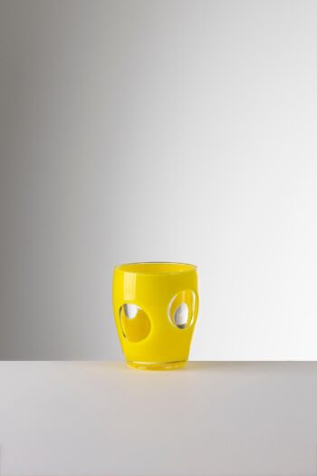 Mario Luca Giusti Fisheye Yellow Tumbler - Set of 6