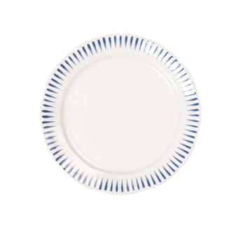 Juliska Sitio Stripe Side/Cocktail Plate - Delft Blue