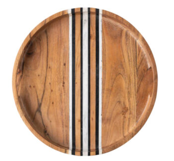 Juliska Stonewood Stripe 14" Round Tray - Image 2