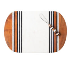 Juliska Stonewood Stripe 15" Serving Board with Spreader
