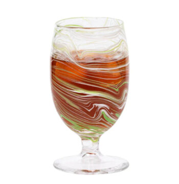 Juliska Puro Marbled Goblet - Green - Image 3