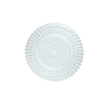 Le Coq Porcelaine Helios Transparent Barocco Glass Bread & Butter Plate