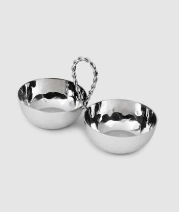 Mary Jurek Paloma 2 Bowl Set w/ Braided Wire Handle