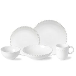 Costa Nova Pearl White 30 Piece Service for 6 People