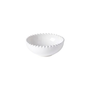 Costa Nova Pearl White Low Bowl D5.75" H2.25" | 12 oz.