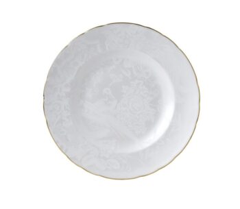 Royal Crown Derby Aves Pearl Dinner Plate 10.5"D