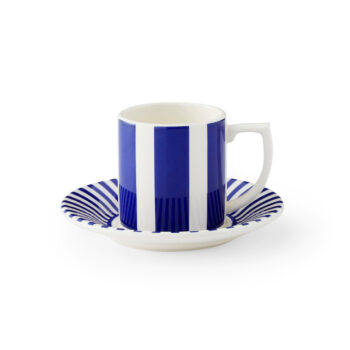 Spode Steccato Bold Espresso Cup and Saucer 3 fl.oz