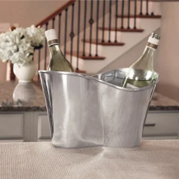 Beatriz Ball SOHO Double Ice Bucket 13"L x 7.5"H
