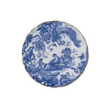 Royal Crown Derby Aves Blue Bread and Butter Plate 6"D