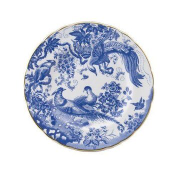 Royal Crown Derby Aves Blue Salad Plate 8"D