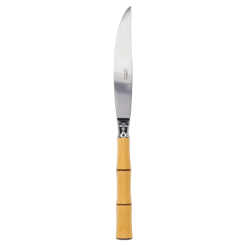 Capdeco Byblos clear wood Set of 6 steak knives 9.5"L - Image 2