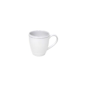 Costa Nova Friso Cappuccino Cup 6 oz. White