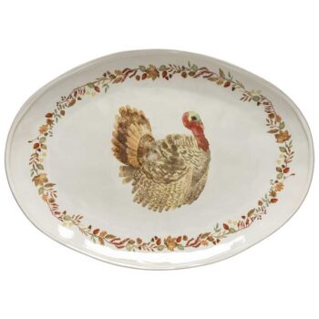 Casafina Plymouth Oval platter/Turkey platter 22.25" L 16" Cream