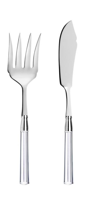 Capdeco Doric clear Fish serving set