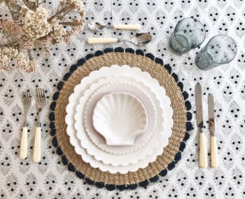 Capdeco Helios Ivory Salad Serving Set - Image 2
