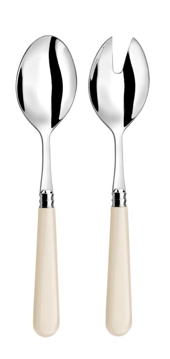 Capdeco Helios Ivory Salad Serving Set