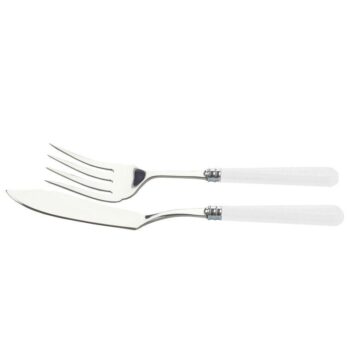 Capdeco Helios white fish serving set
