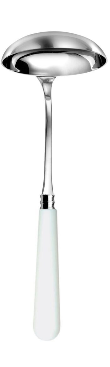 Capdeco Helios white soup ladle