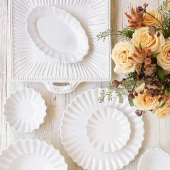 Vietri Incanto Stripe Handled Square Platter - Image 2