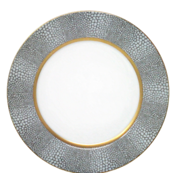 Royal Limoges Makassar gold Presentation Plate 12.6"D