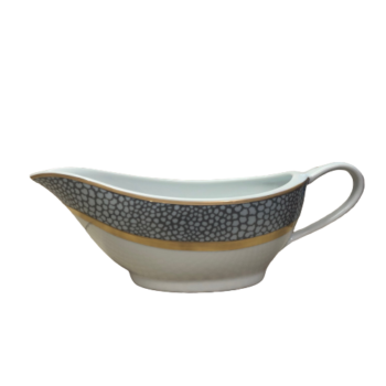 Royal Limoges Makassar gold Sauce boat 12.0 oz