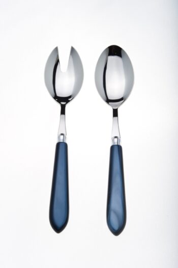 Capdeco Omega Sapphire Salad serving set
