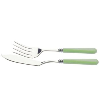 Capdeco Helios Lime Green Fish Serving Set