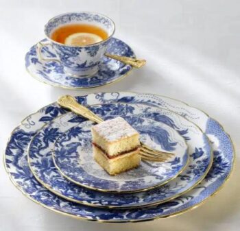 Royal Crown Derby Aves Blue Tea Saucer Only 6"D - Image 2