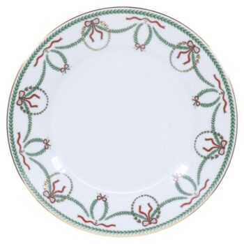 Royal Limoges Cheverny Noël Dessert plate 8.5" D