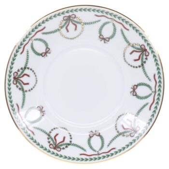 Royal Limoges Cheverny Noël Tea saucer 6.25" D